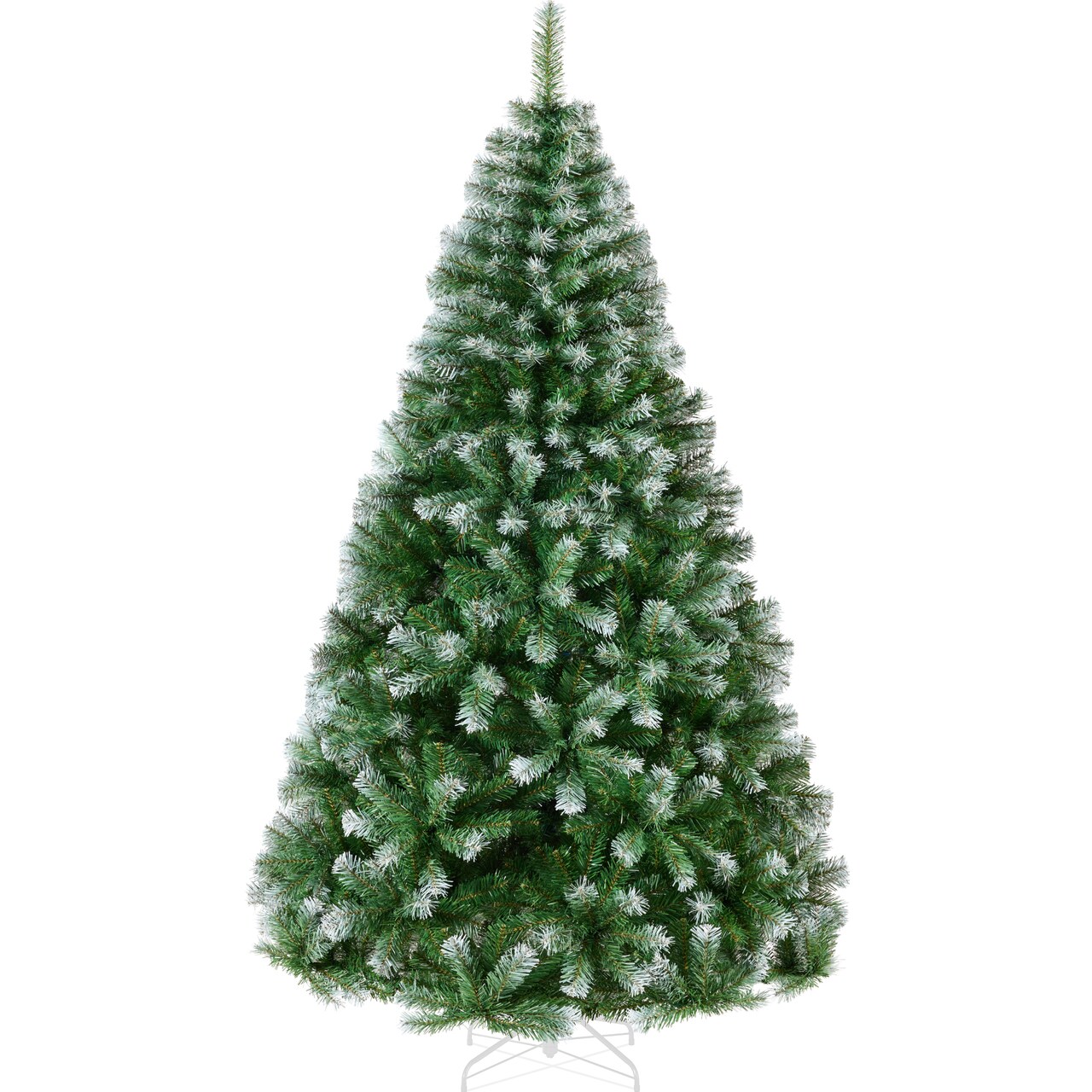 Best Choice Products Artificial Christmas Tree, Premium Unlit Pine Design, Dense Branches w/Easy Assembly - Frosted Pine